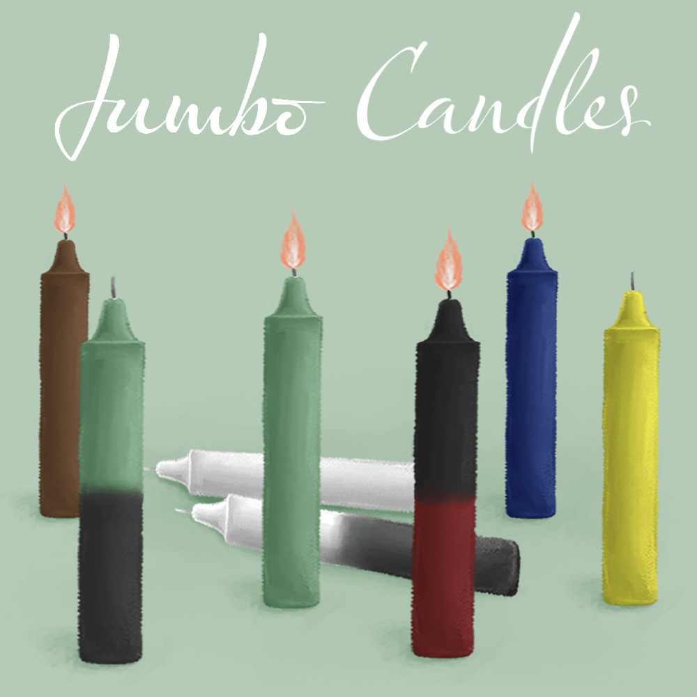 Jumbo Candles 9"